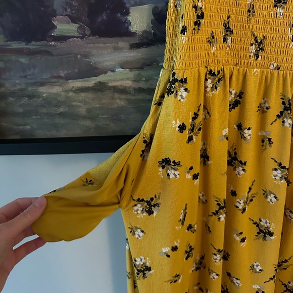 Code X Mode Smocked maxi dress with pockets - Picture 5 of 5